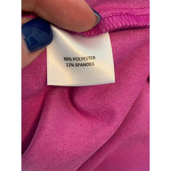 Anna Cate Nina suede top- very berry NWT size medium - Picture 7 of 7